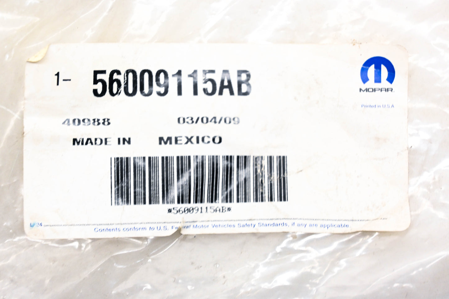 Mopar 56009115AB Alternator & Battery Harness NOS