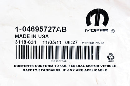 Mopar 04695727AB, 4695727AB Fuel Filler Tube Housing NOS