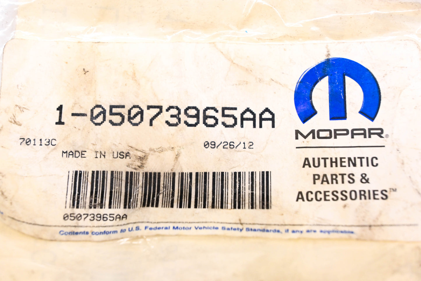 Mopar 05073965AA, 5073965AA Blower Motor Support Clip NOS