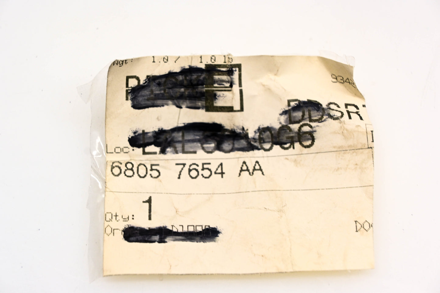 Mopar 68057654AA Air Cleaner Resonator Coupler NOS
