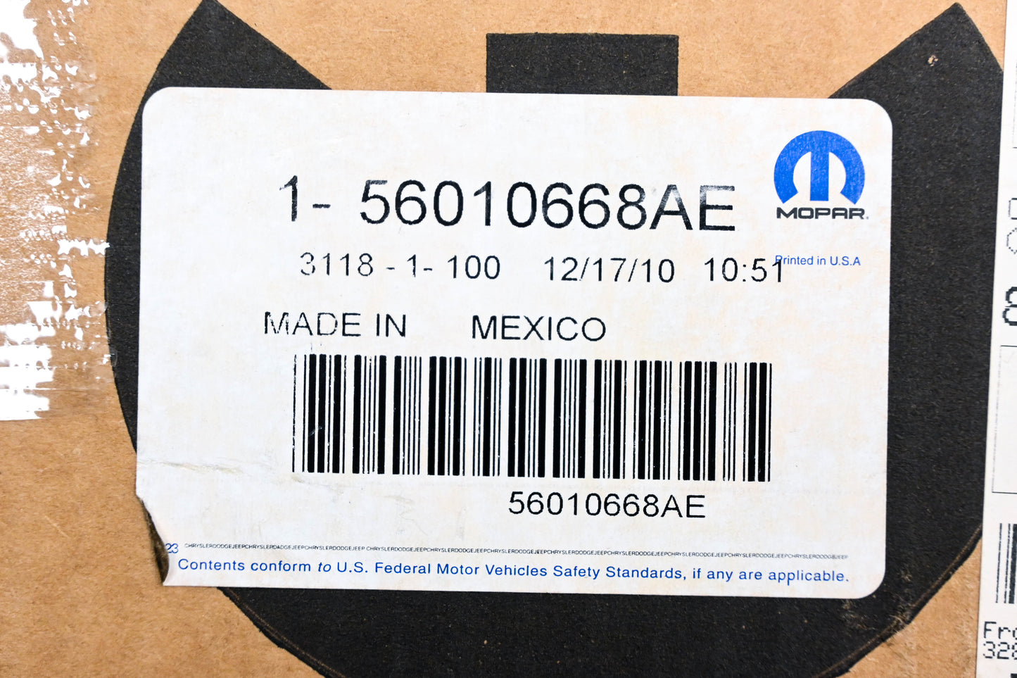 Mopar 56010668AE Traction Control Switch Panel NOS