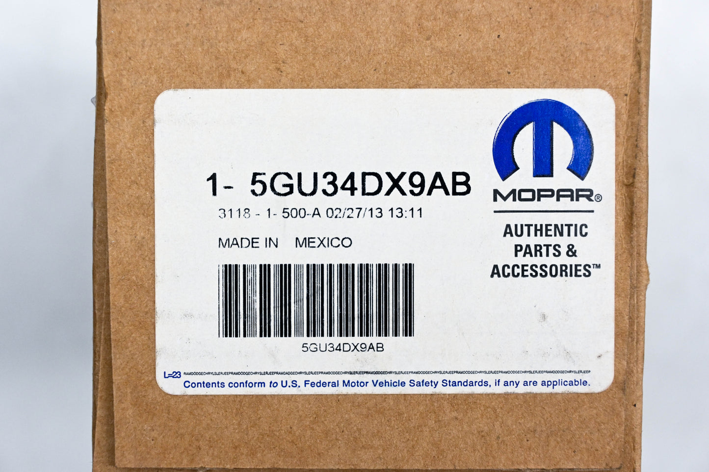Mopar 5GU34DX9AB Master Window Control Switch NOS