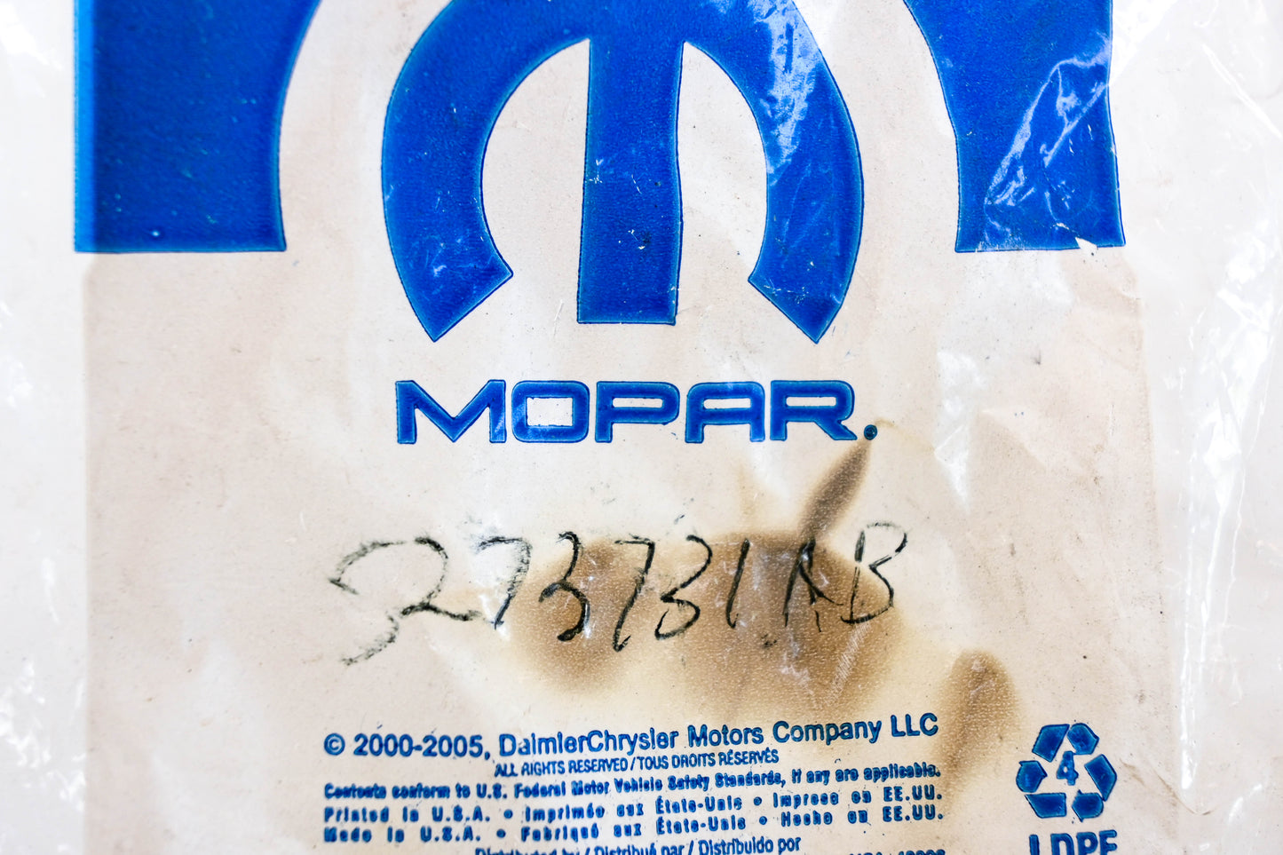 Mopar 05273731AB, 5273731AB Control Arm Bushing NOS