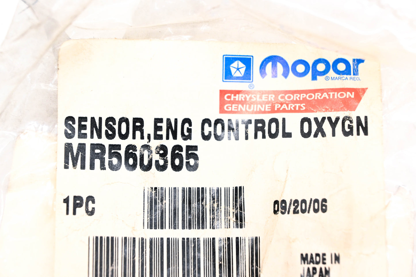 Mopar MR560365 Oxygen Sensor NOS