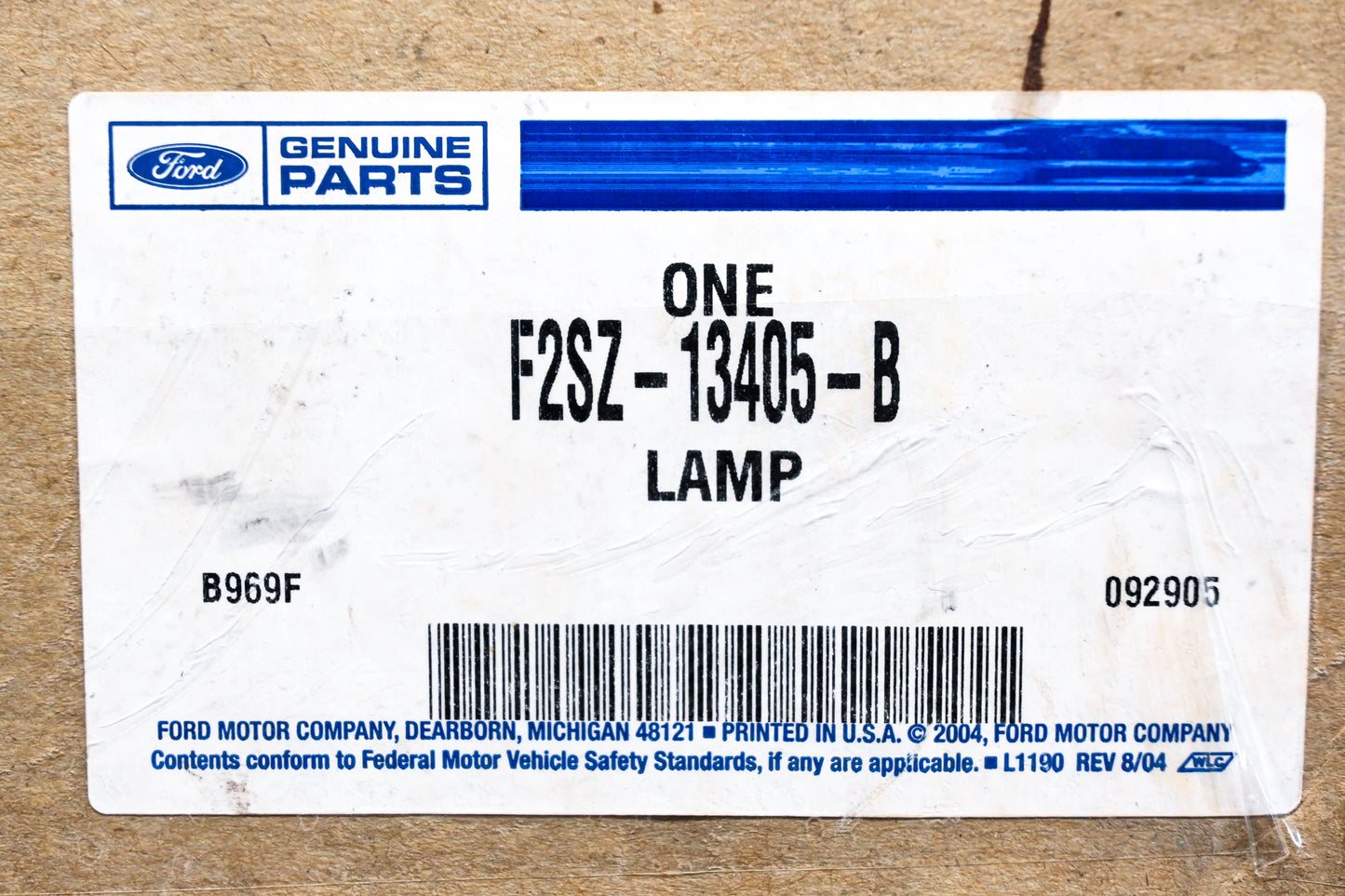 New OEM Ford F2SZ-13405-B Driver Side Taillight NOS