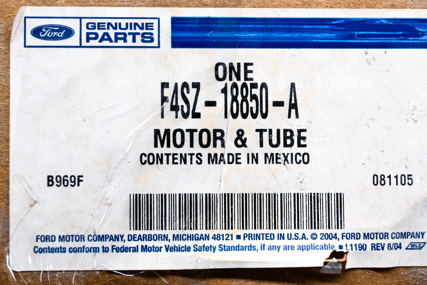New OEM Ford F4SZ-18850-A Antenna Motor Assembly NOS