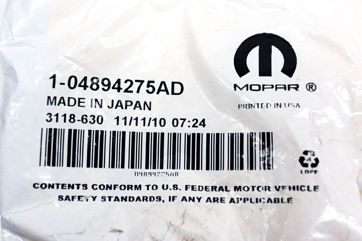Mopar 04894275ADWindshield Washer Nozzle NOS