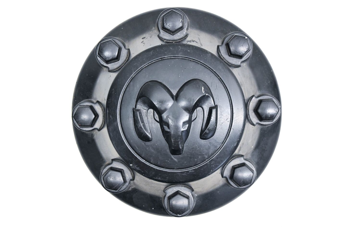 Mopar 04726279AA, 4726279AA Black Dodge Ram Wheel Center Hubs Qty 4