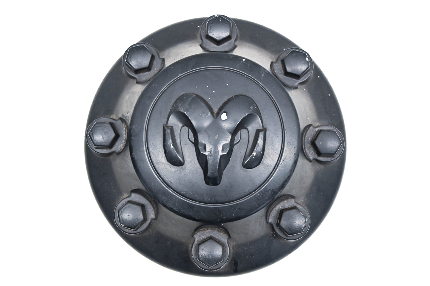 Mopar 04726279AA, 4726279AA Black Dodge Ram Wheel Center Hubs Qty 4