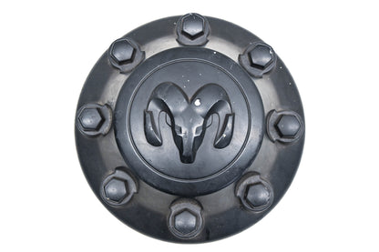 Mopar 04726279AA, 4726279AA Black Dodge Ram Wheel Center Hubs Qty 4