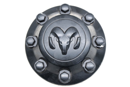 Mopar 04726279AA, 4726279AA Black Dodge Ram Wheel Center Hubs Qty 4