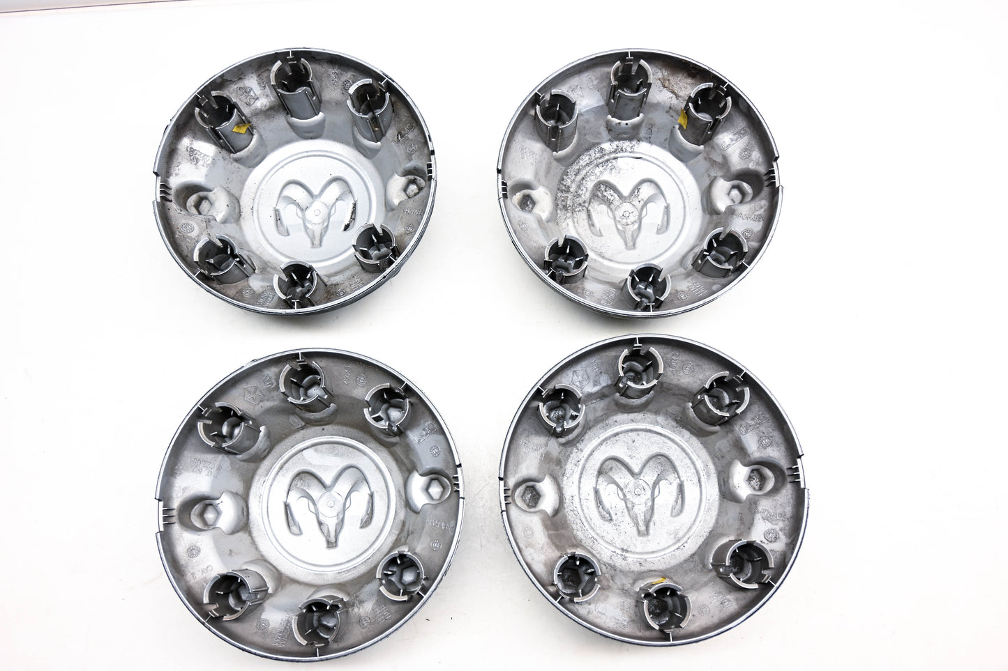 Mopar 04726279AA, 4726279AA Black Dodge Ram Wheel Center Hubs Qty 4