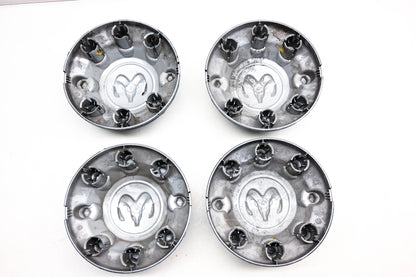 Mopar 04726279AA, 4726279AA Black Dodge Ram Wheel Center Hubs Qty 4