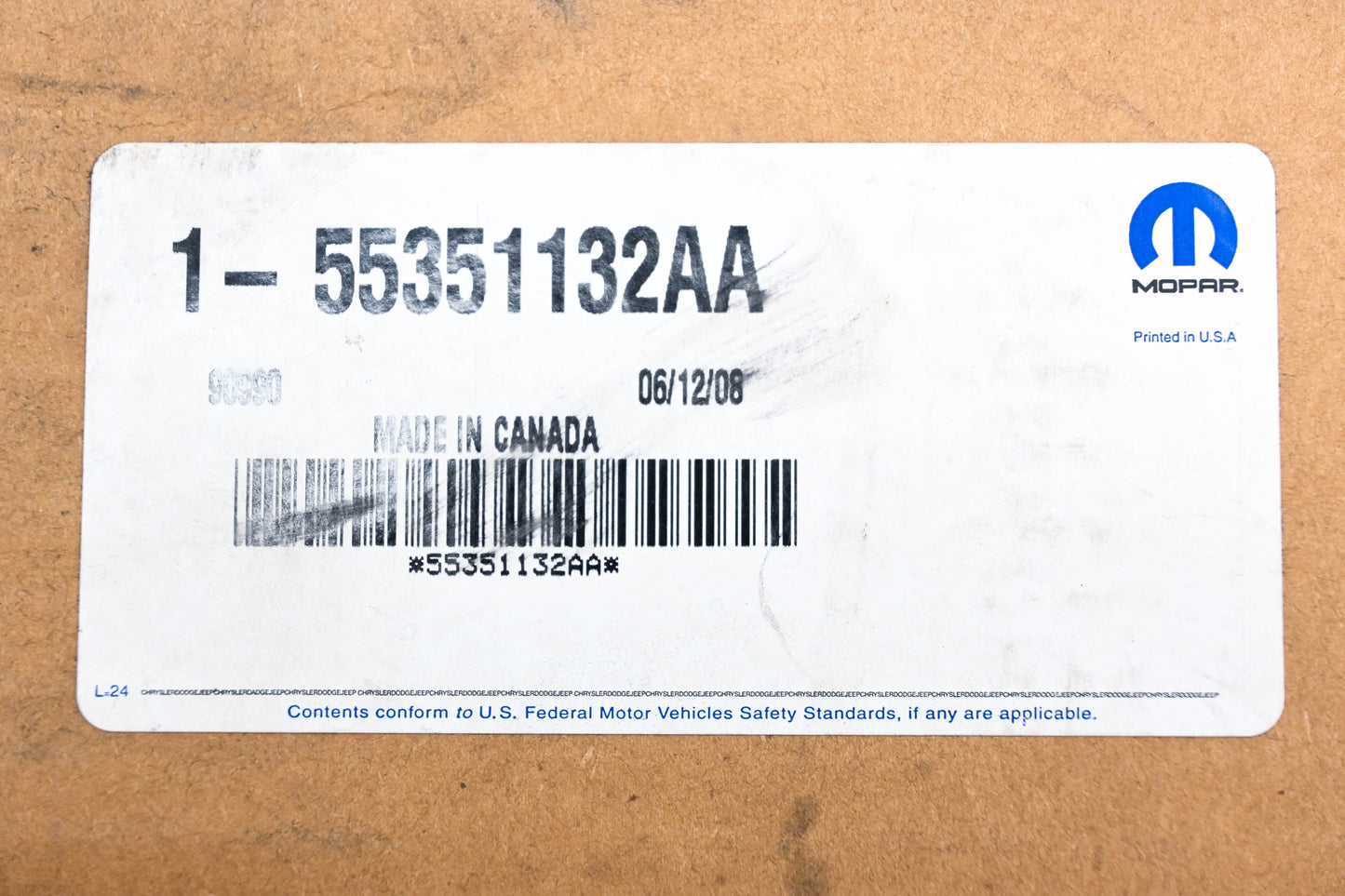 Mopar 55351132AA Shifter Lever Assembly NOS