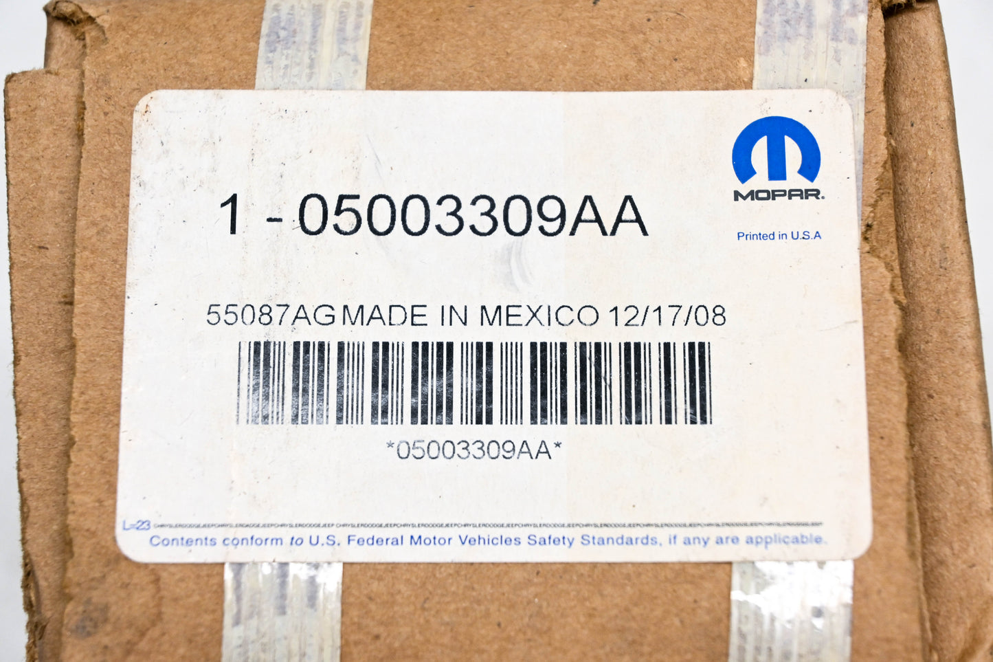 Mopar 05003309AA, 5003309AA Brake Proportioning Valve NOS