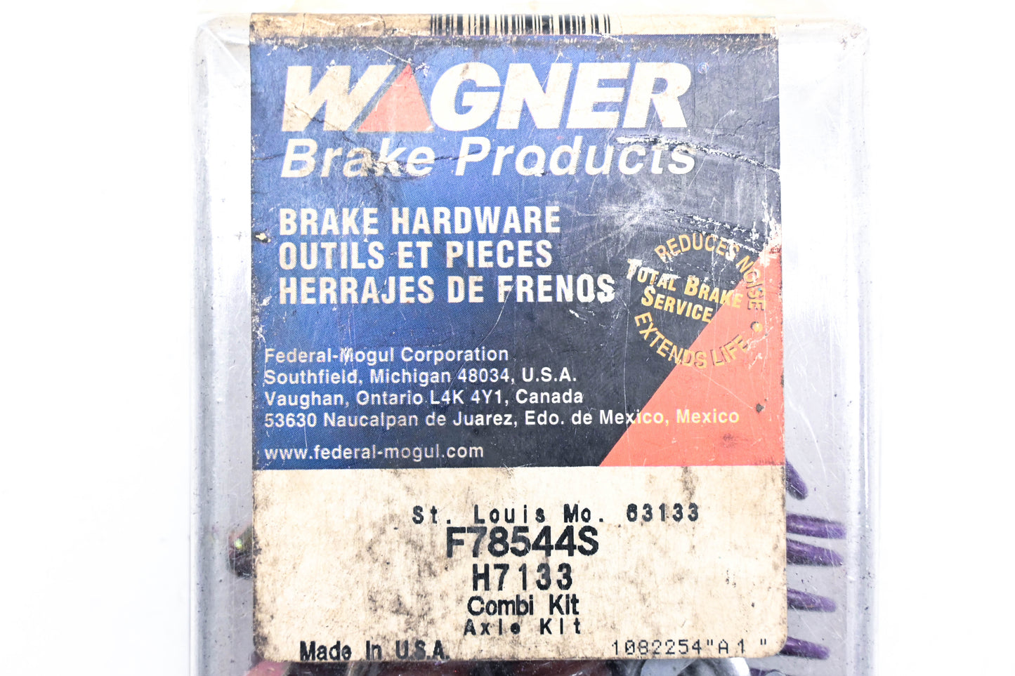 Wagner F78544S Brake Hardware Kit NOS