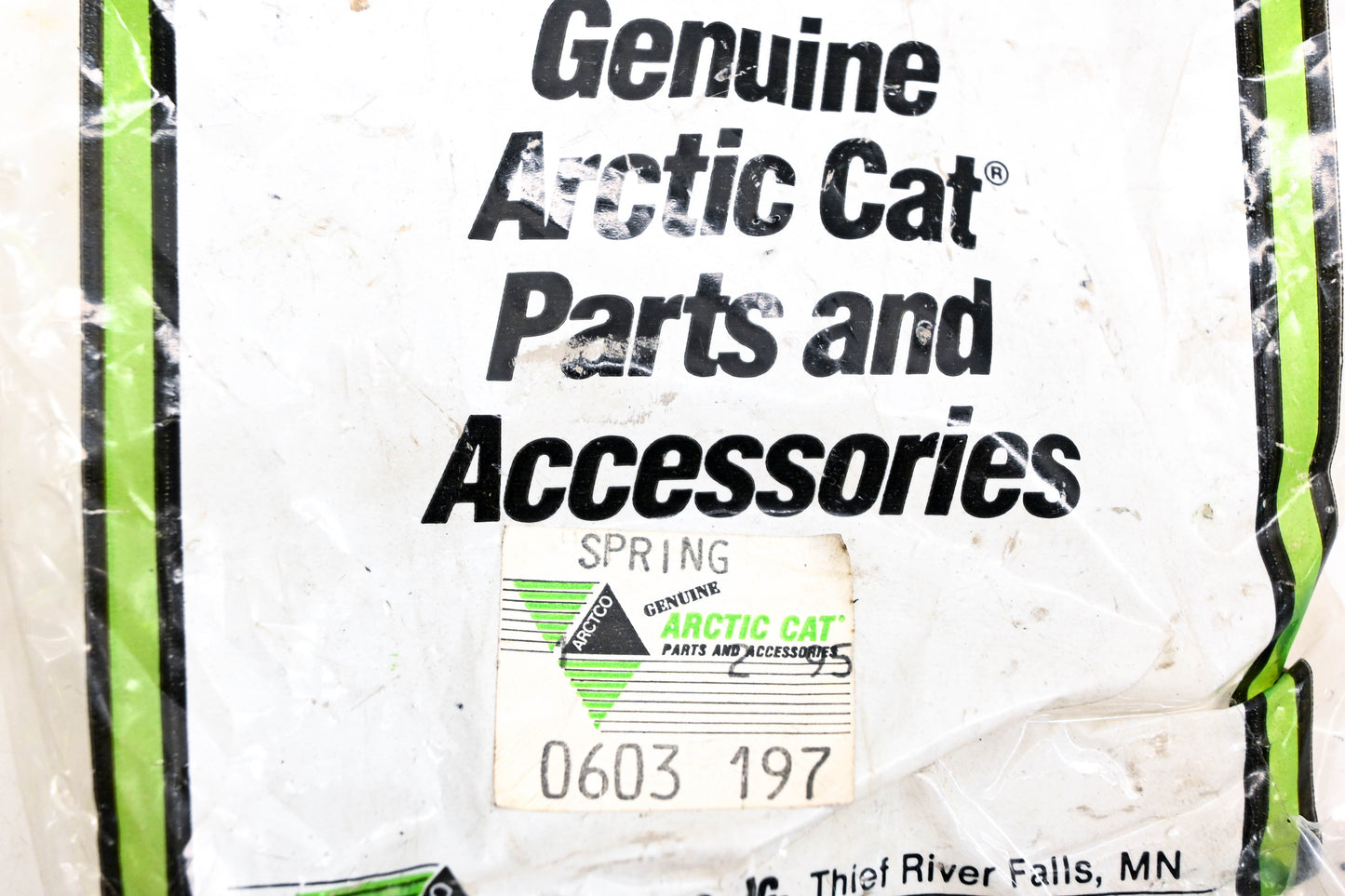 New OEM Arctic Cat 0603-197 Front Compression Spring NOS