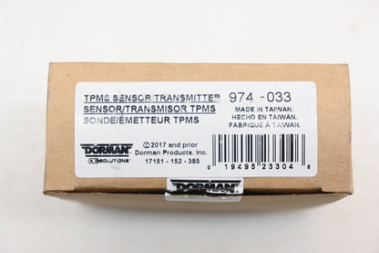 Dorman 974-033 Tire Pressure Sensor Kit NOS