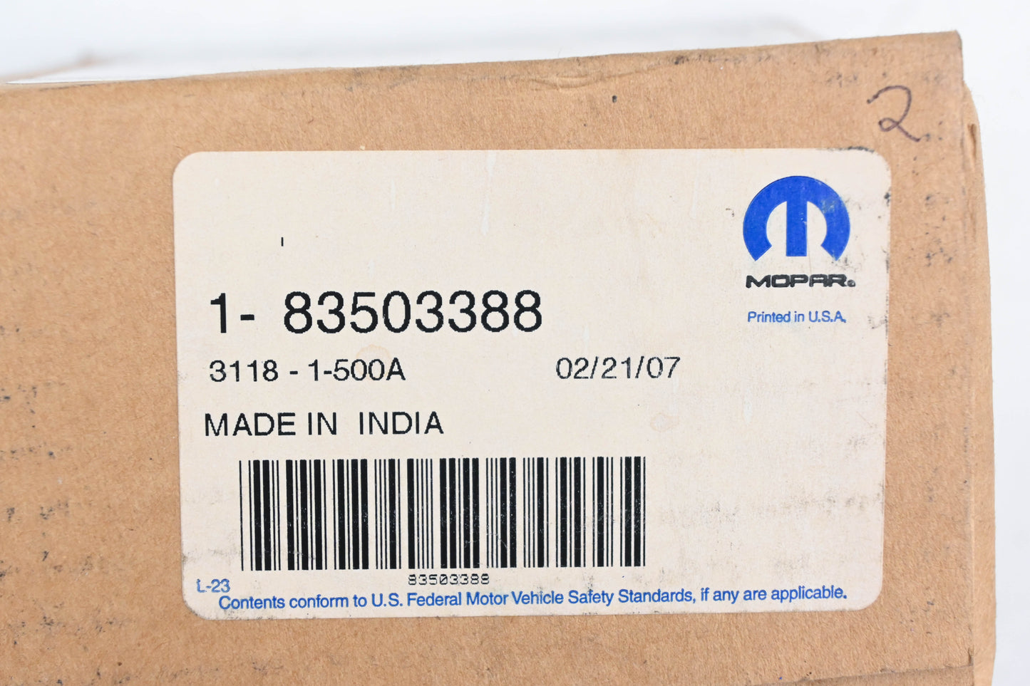 Mopar 83503388 Pinion Yoke NOS