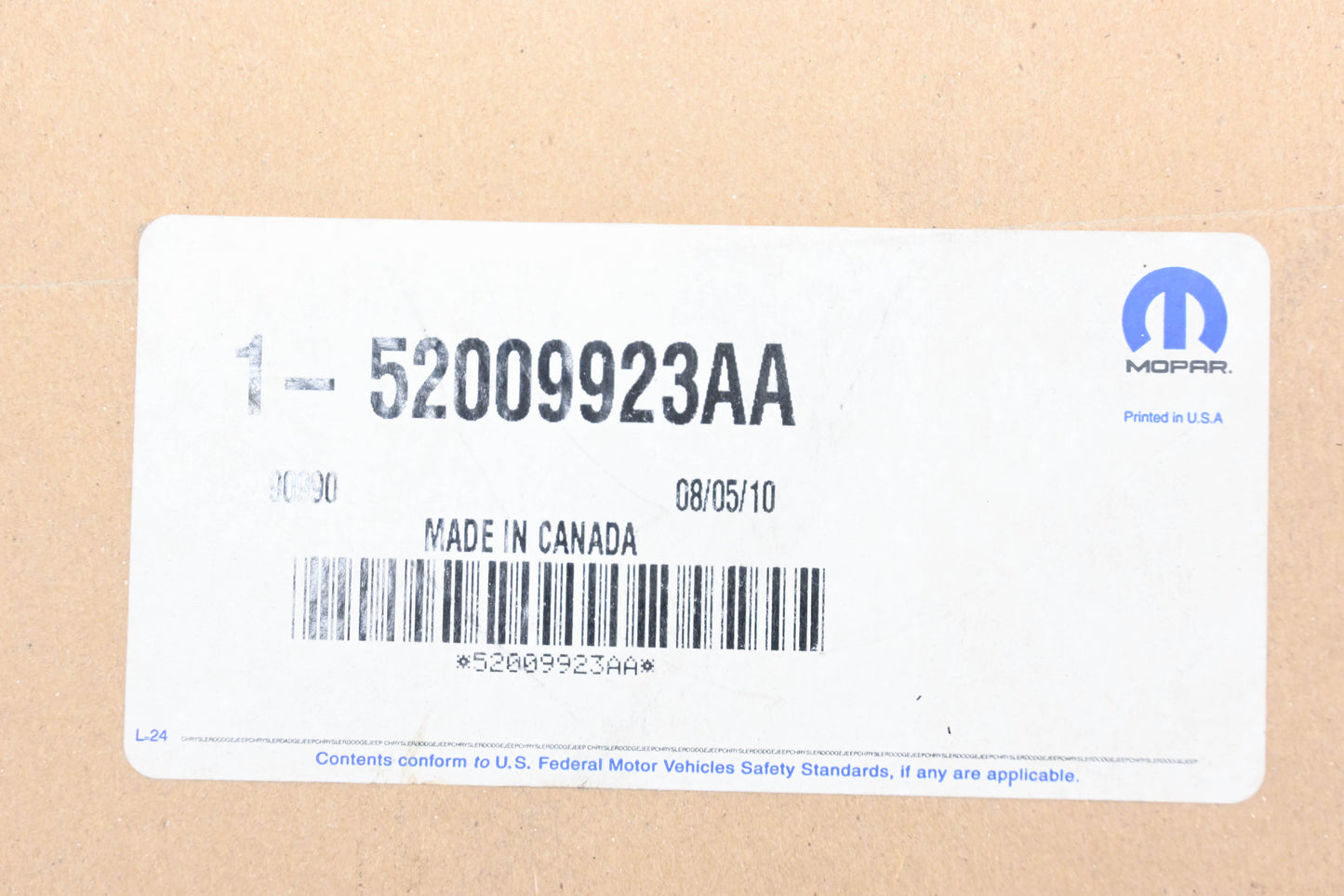Mopar 52009923AA Parking Brake Cable NOS