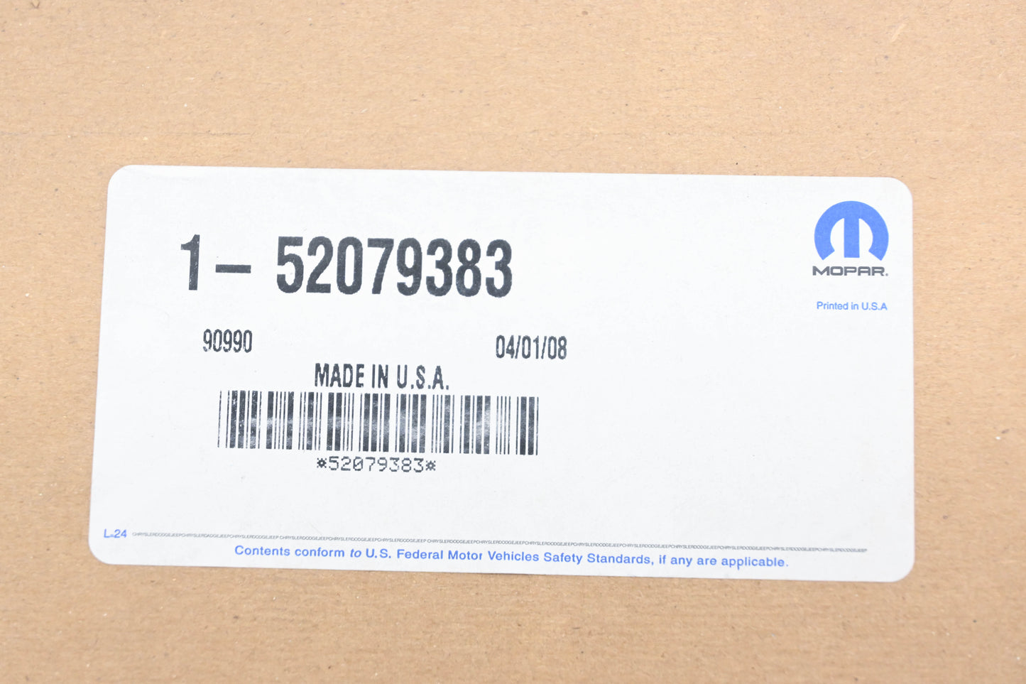 Mopar 52079383 Throttle Cable NOS