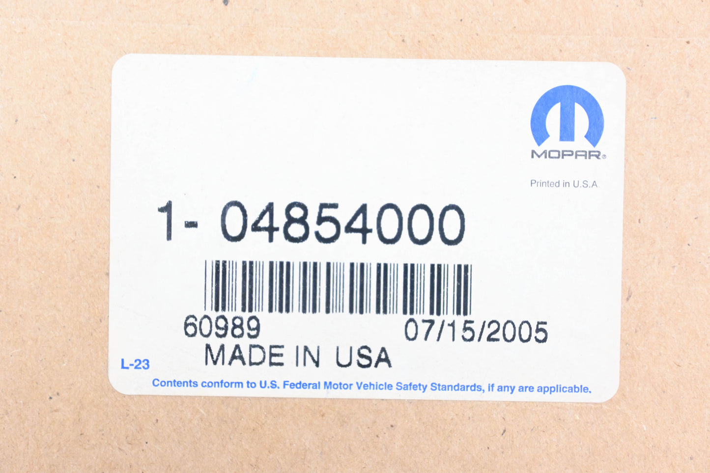 Mopar 04854000, 4854000 Cruise Control Cable NOS