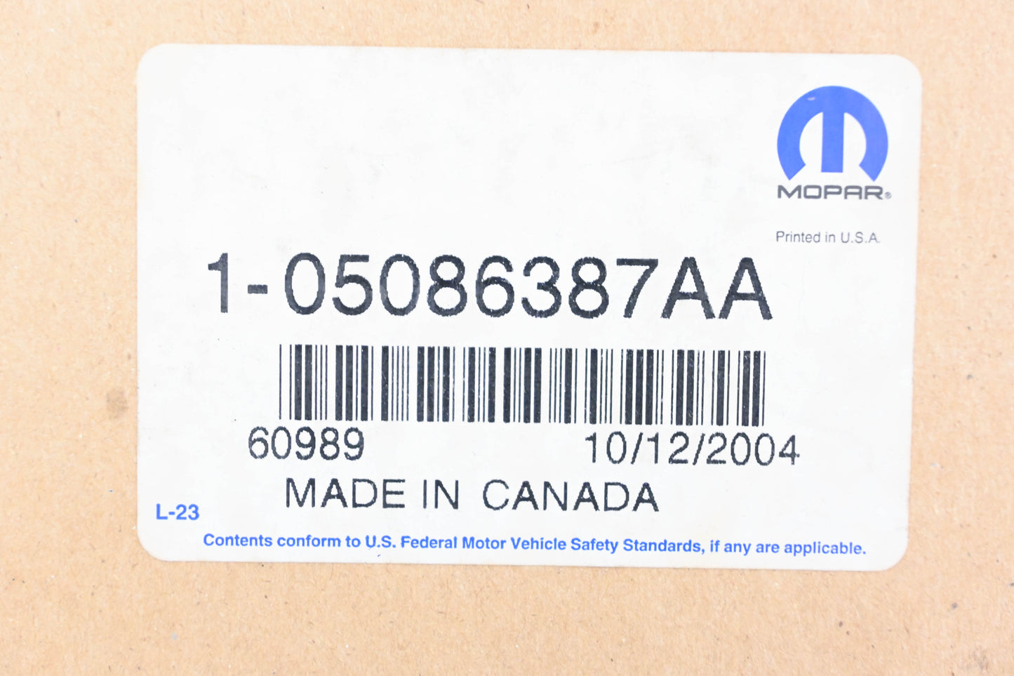 Mopar 05086387AA, 5086387AA Liftgate Latch Cable NOS
