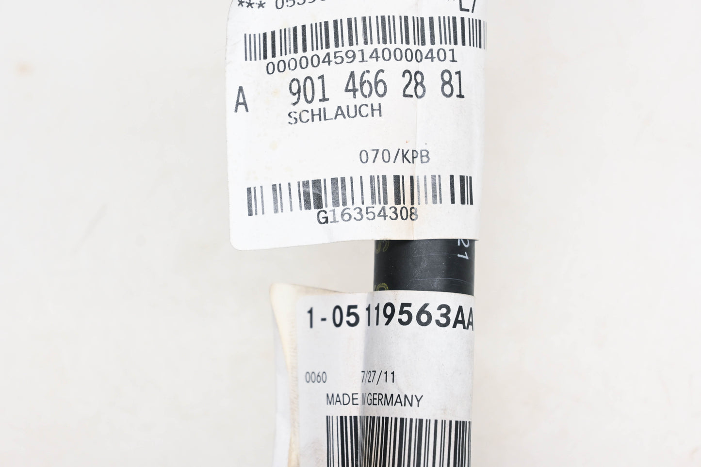 Mopar 05119563AA, A9014662881 Power Steering Return Hose NOS