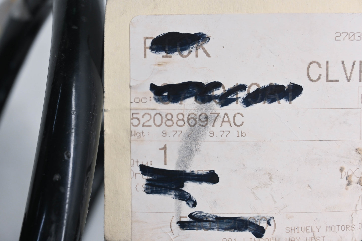 Mopar 52088697AC Coil Spring NOS