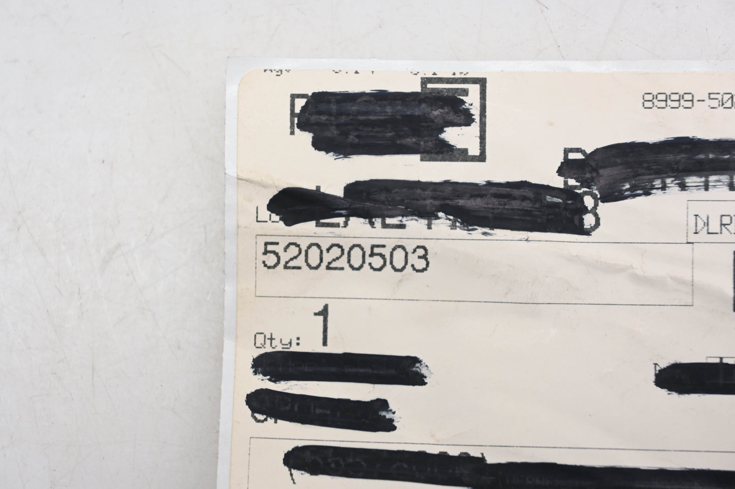 Mopar 52020503 Fuel Return Tube NOS