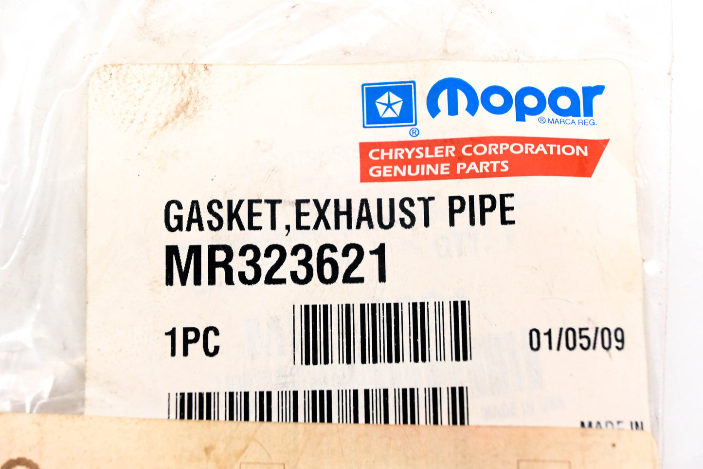 Mopar MR323621 Exhaust Pipe Gasket NOS