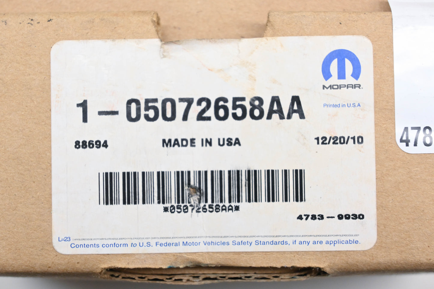 Mopar 05072658AA, 4605-6871 Sanden Compressor Clutch Kit NOS