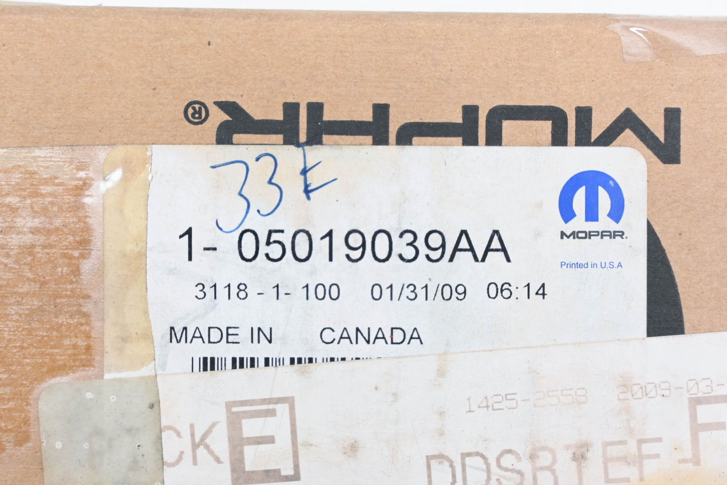 Mopar 05019039AA, 5019039AA Power Liftgate Actuator NOS
