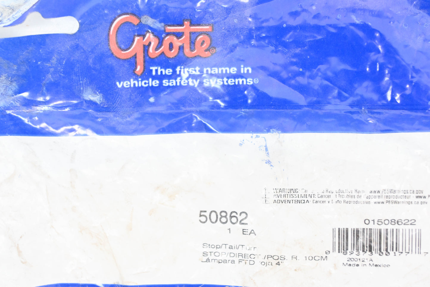 Grote 50862 Red Taillight Assembly NOS