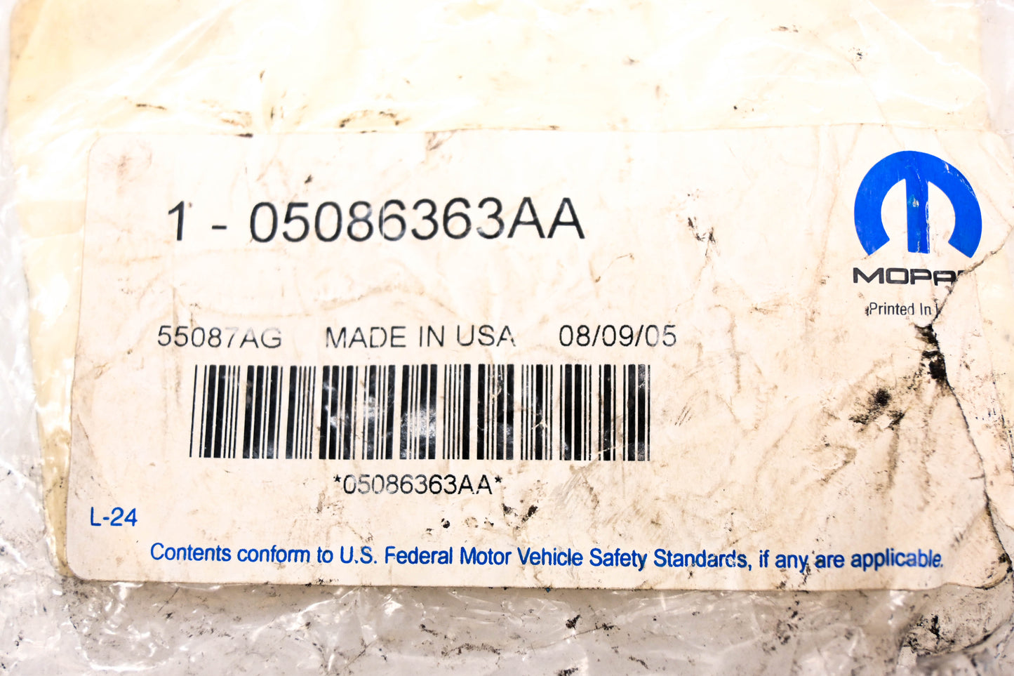 Mopar 05086363AA, 5086363AA Brake Pad Retainer Clip Kit NOS