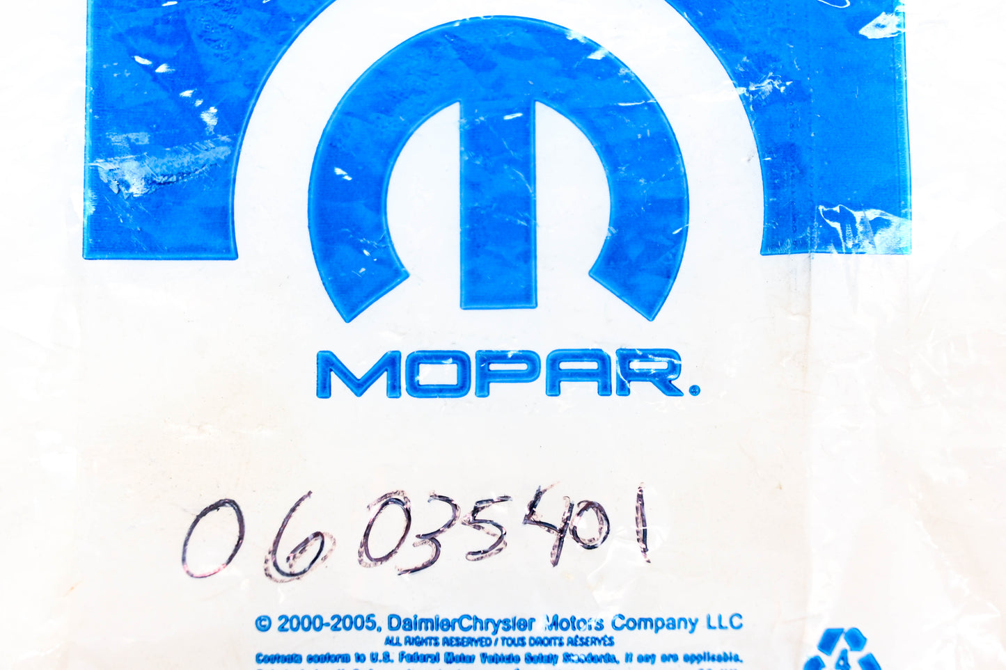 Mopar 06035401, 6035401 Snap-In Nut NOS