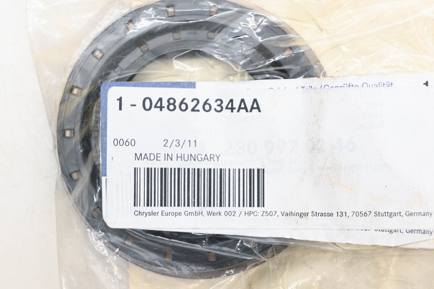 Mopar 04862634AA, 4862634AA Differential Pinion Seal NOS