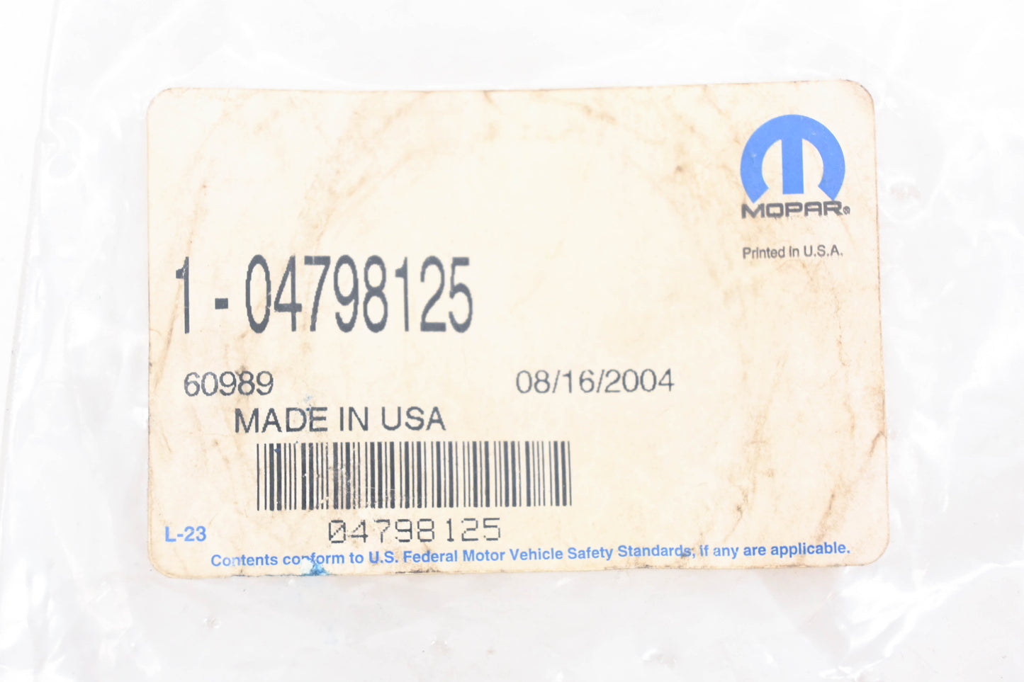 Mopar 04798125, 4798125 Transfer Case Seal NOS