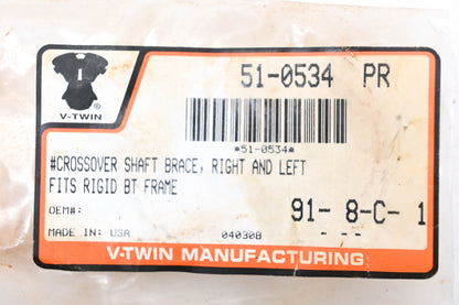 V-Twin 51-0534 Crossover Shaft Brace Kit NOS