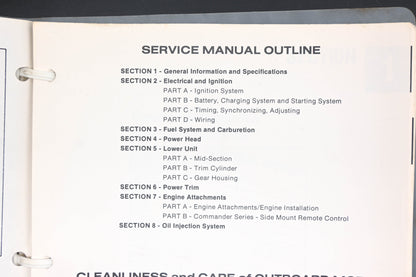 Mercruiser 90-43508 1184 V-300 V-3.4 Liter Service Manual