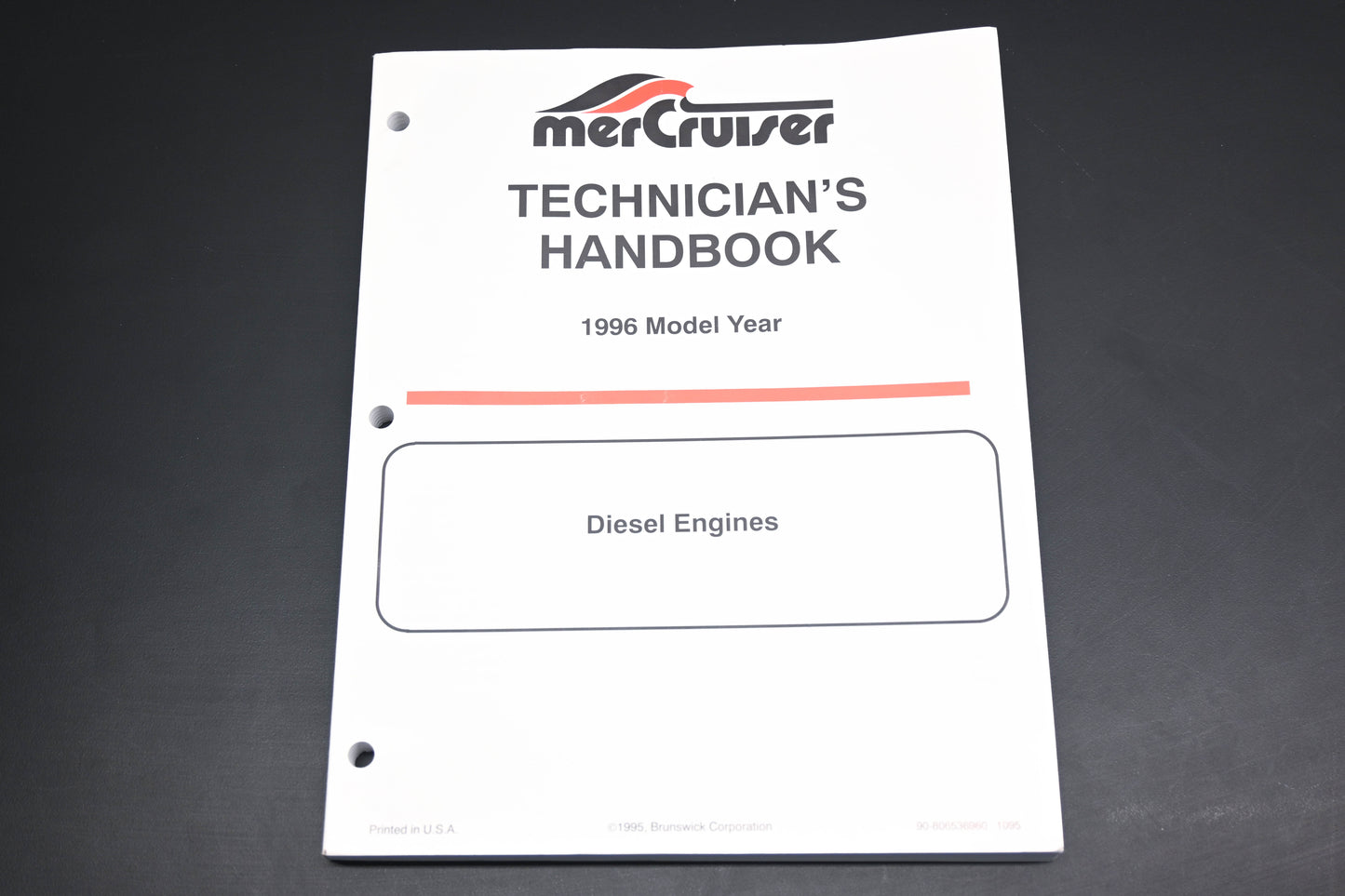 Mercruiser 90-806536960 1095 1996 Diesel Engine Technician's Handbook