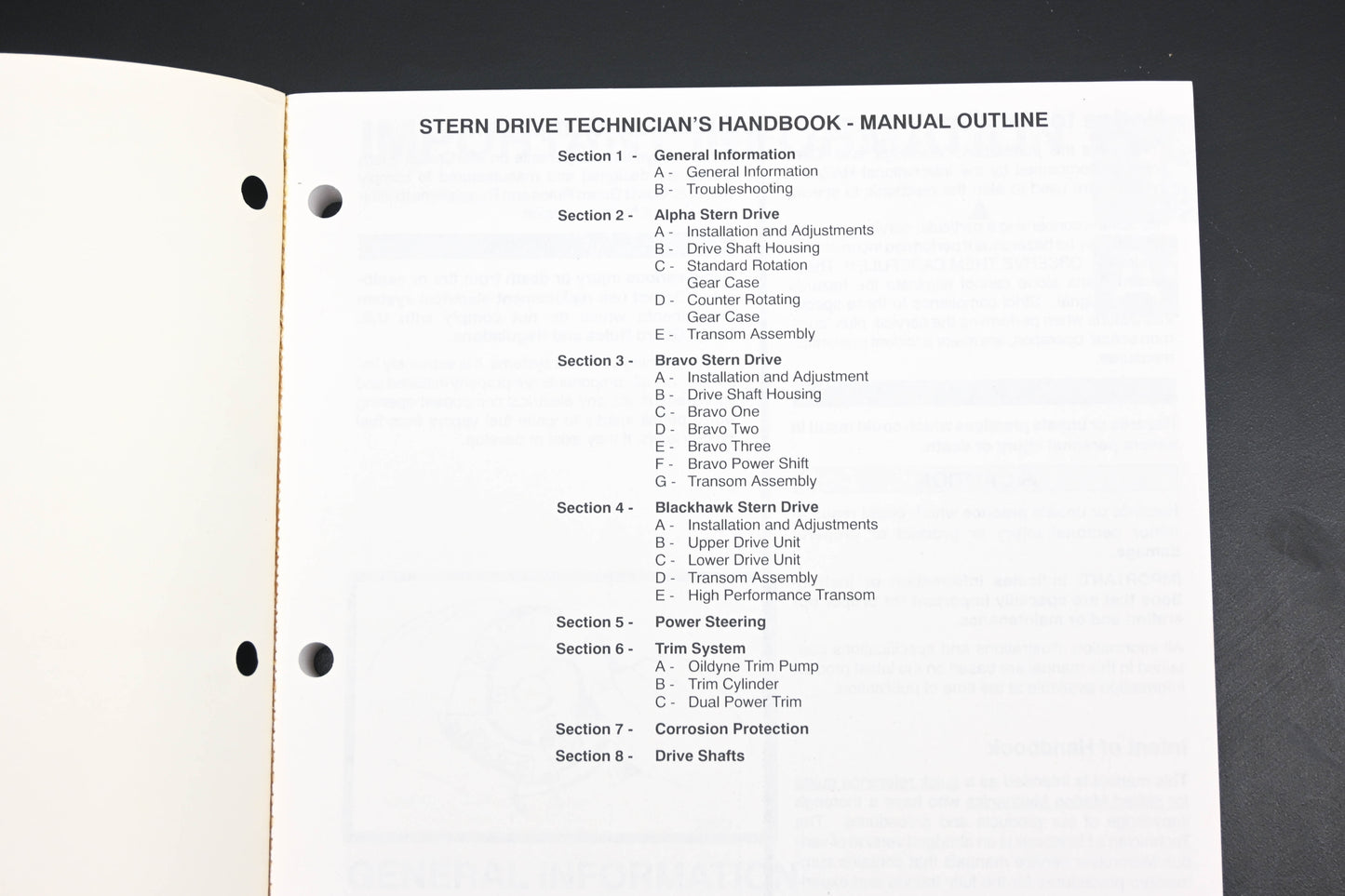 Mercruiser 90-806534950 694 1995 Stern Drive Units Technician's Handbook