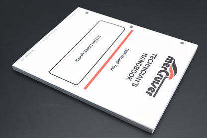 Mercruiser 90-806534960 1195 1996 Stern Drive Unit Technician's Handbook