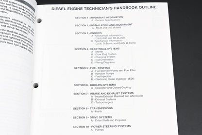 Mercruiser 90-806536970 297 1997 In Line Diesel Engine Technician's Handbook