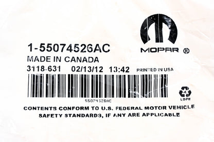 Mopar 55074526AC Hood Release Assembly NOS