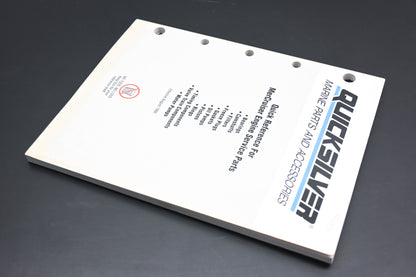 Aftermarket 90-823935-92 1992 Mercruiser Engine Service Reference Manual