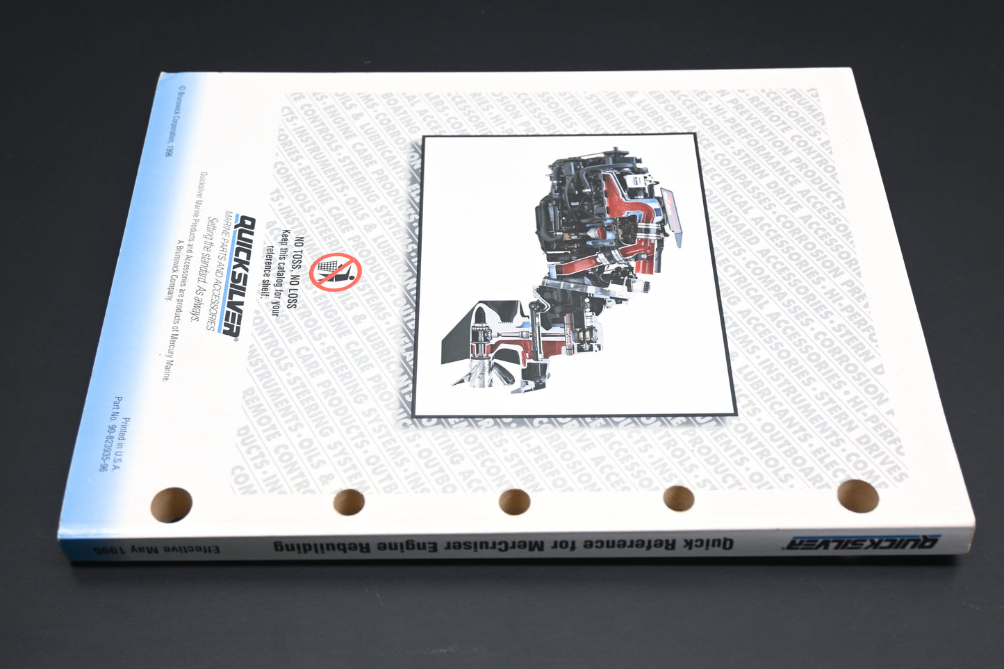 Aftermarket 90-823935-96 1963-1996 Mercruiser Rebuild Manual