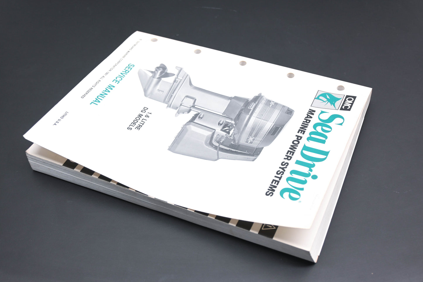 OMC 507881 Sea Drive 1.6 Liter DG Model Service Manual