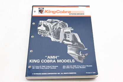 OMC 508149 King Cobra AMH Stern Drive Service Manual