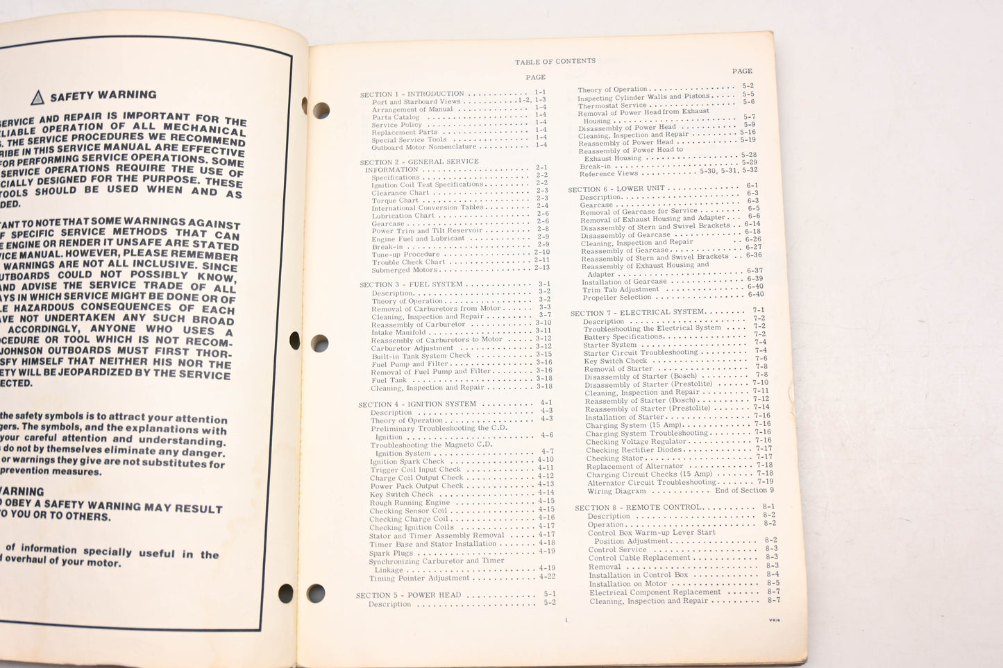 Johnson Outboards JM-7616 1976 200HP 200TL76/TXL76 Service Manual